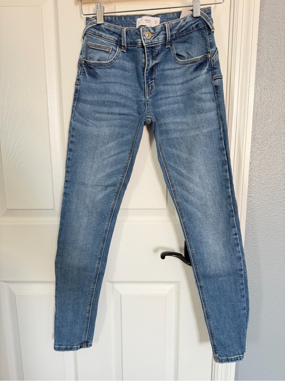 Mango Light Blue Skinny Jeans